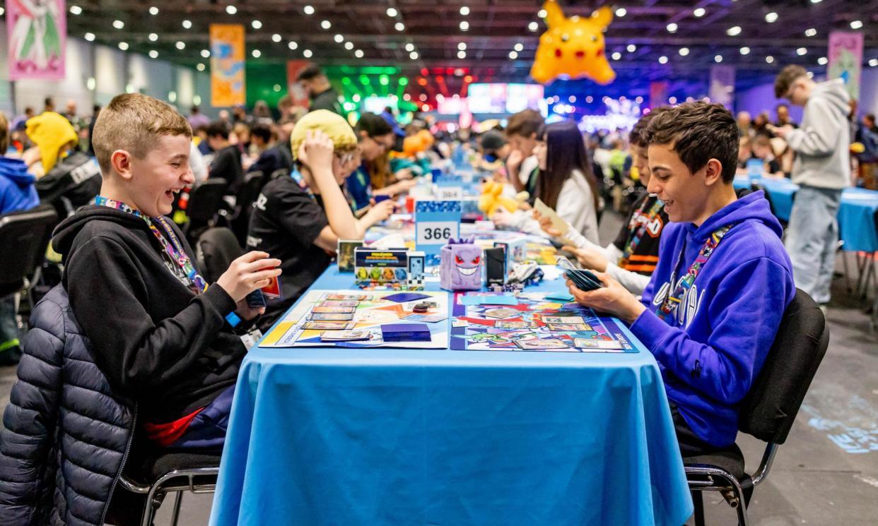 <span>‘Nobody’s trash talking’ … competitors at the Pokémon European championships last weekend.</span><span>Photograph: PR</span>