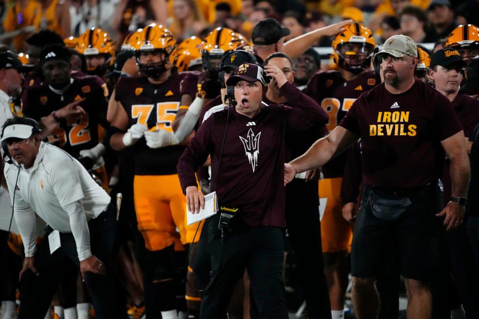 Kenny Dillingham and the ASU football team face a tough challenge against the USC Trojans on Saturday night.