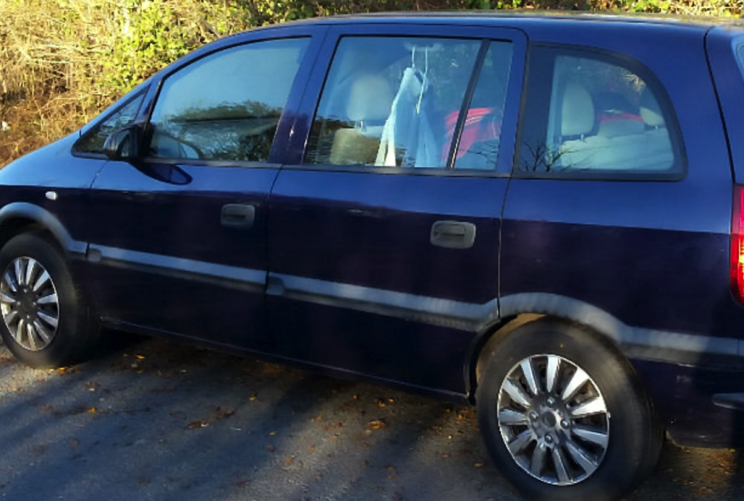 Susan has been sleeping in her car in Gloucestershire (Picture: SWNS)