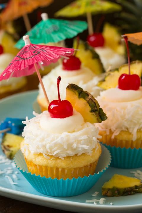 Piña Colada Cupcakes