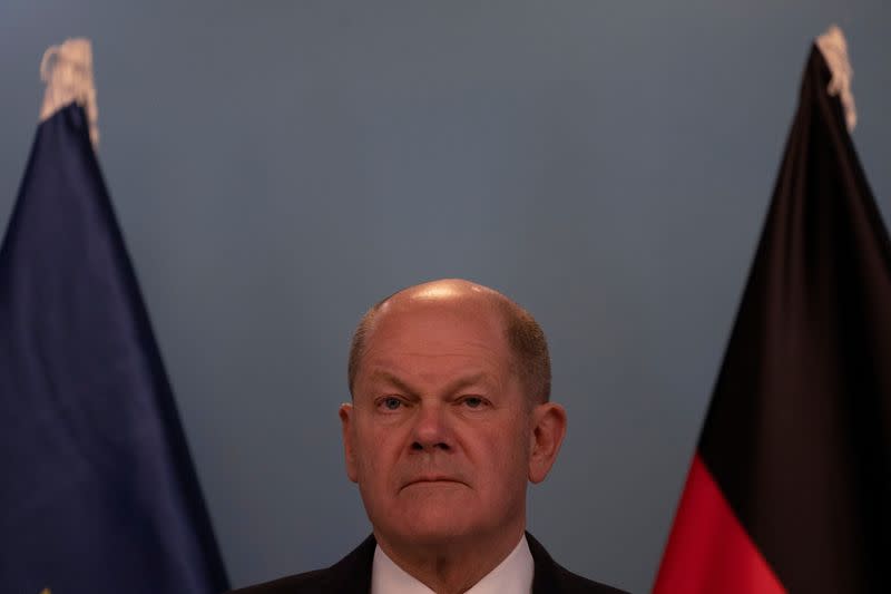 German Chancellor Scholz visits Jerusalem