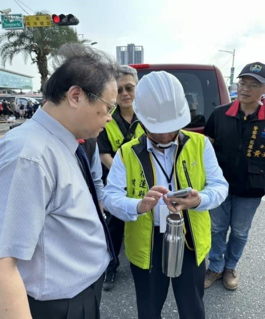 花蓮地檢署檢察長郭景東到現場勘查。花蓮地檢署提供