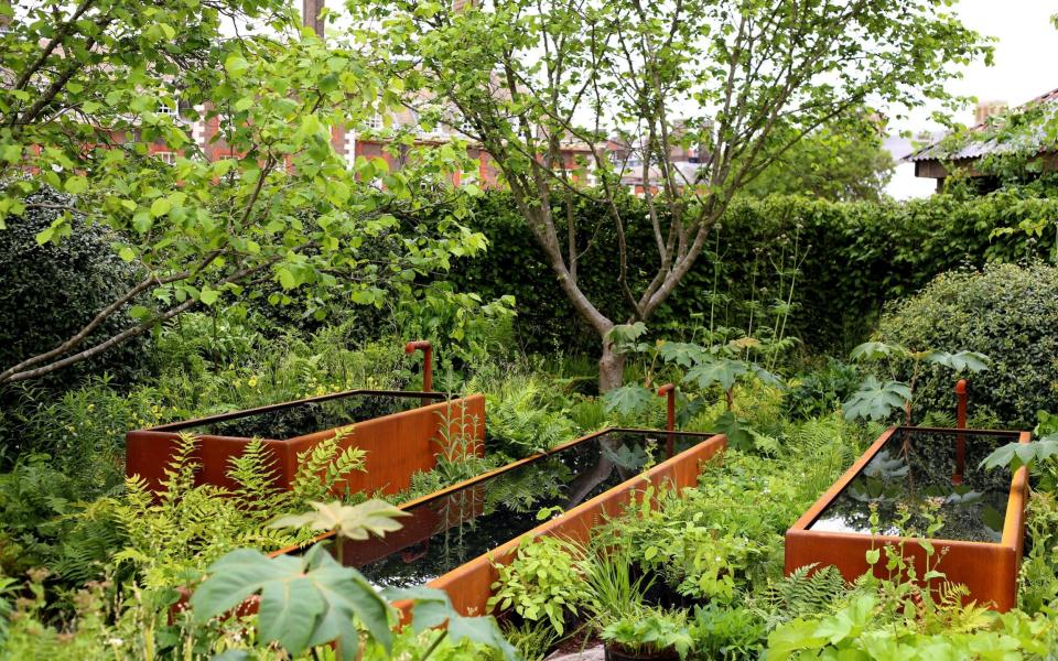 James Alexander Sinclair's sound garden for Radio 2 - Credit: Clara Molden for The Telegraph