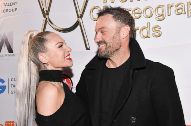 PHOTO: Sharna Burgess and Brian Austin Green attend the World Choreography Awards in Los Angeles Dec. 13, 2021. (Rodin Eckenroth/Getty Images, FILE)