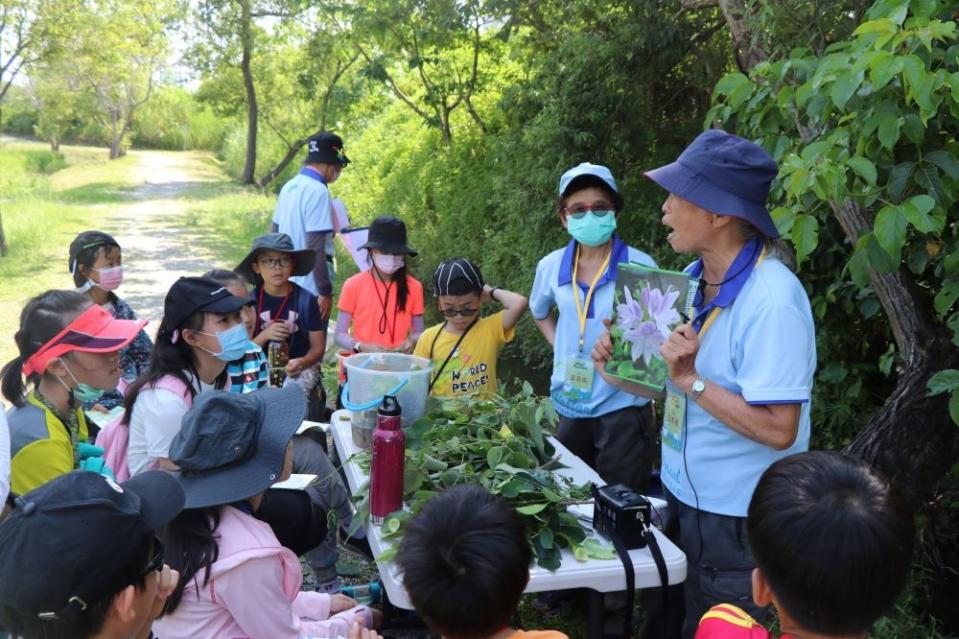 《圖說》環教課程「植物好好玩」。〈高灘處提供〉