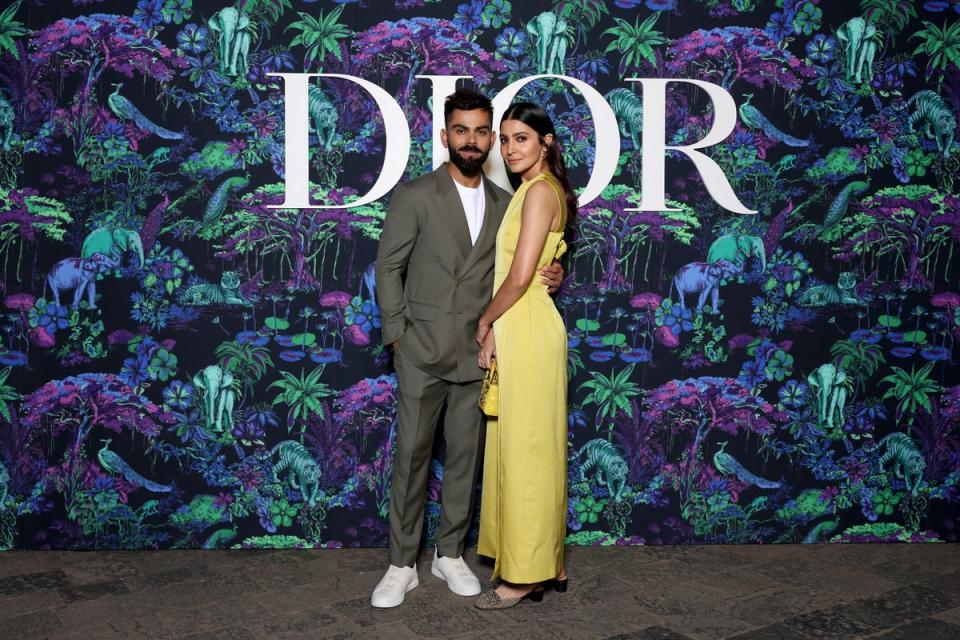 Virat Kohli and Anushka Sharma (Getty Images for Christian Dior)