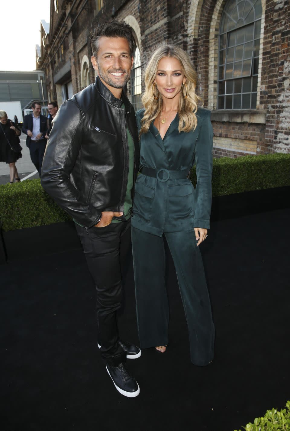 Tim Robards and Anna Heinrich attend the 2018 David Jones Autumn/Winter Fashion launch. Source: Media-Mode