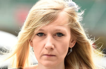 Charlie Gard's mother Connie Yates arrives at the High Court for a hearing on her son's end of life care, in London, Britain July 26, 2017. REUTERS/Hannah McKay