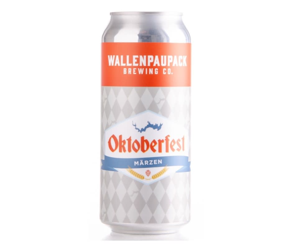 <p><strong>Hawley, Pennsylvania</strong></p><p><strong>Style:</strong> Märzen</p><p><a href="https://www.wallenpaupackbrewingco.com/portfolio-item/oktoberfest/" rel="nofollow noopener" target="_blank" data-ylk="slk:Wallenpaupack;elm:context_link;itc:0;sec:content-canvas" class="link ">Wallenpaupack</a>’s Oktoberfest was a 2021 gold winner at the Brewski awards. Out of the can, it’s a light brown amber with effervescence. It has a bright malt aroma with mild sweetness. Take a drink and you’ll taste toasted breads, cocoa, and caramel with a clean finish. </p><p><strong>ABV:</strong> 5.9%</p>
