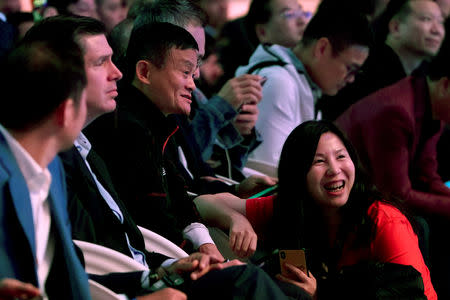 Alibaba Group co-founder and Executive Chairman Jack Ma arrives at Alibaba Group's 11.11 Singles' Day global shopping festival in Shanghai, China, November 11, 2018. REUTERS/Aly Song