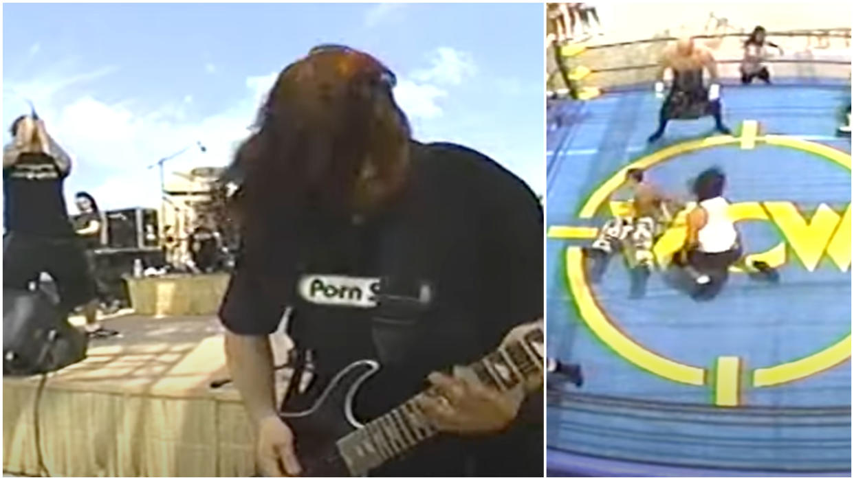  Fear Factory playing Beach Brawl 1999. 