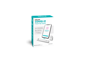 The Ellume COVID-19 Home Test will be available over-the-counter and will not require a prescription from a health professional.