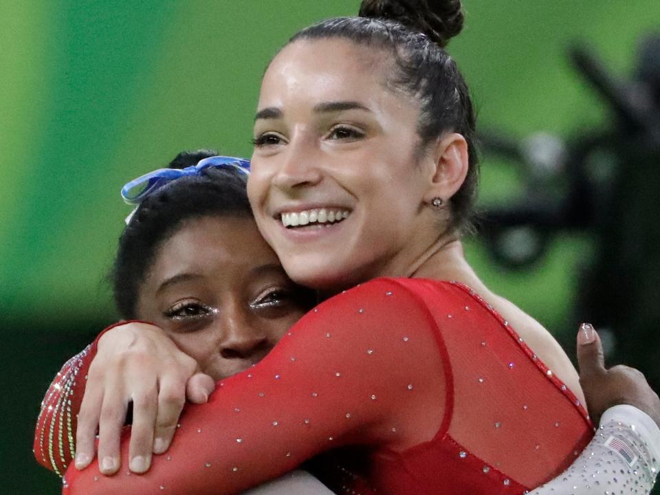 Simone Biles Aly Raisman