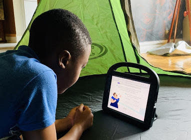 Tiffany Pierce's son was in third grade when she started a home-schooling co-operative in September 2019. / Credit: Tiffany PIerce