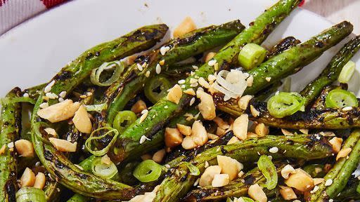 grilled green beans