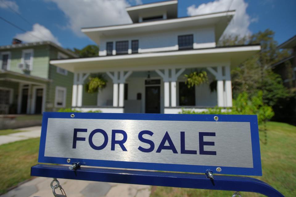 Demand for houses is driving up prices in much of the United States, including this home for sale pictured in Jacksonville, Florida.