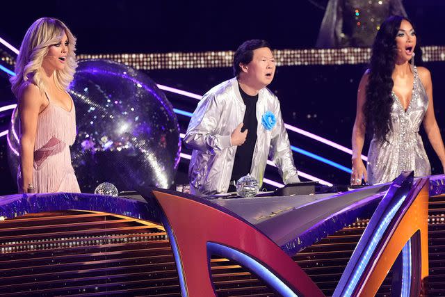 Michael Becker/FOX Judges Jenny McCarthy, Ken Jeong and Nicole Scherzinger on 'The Masked Singer.'