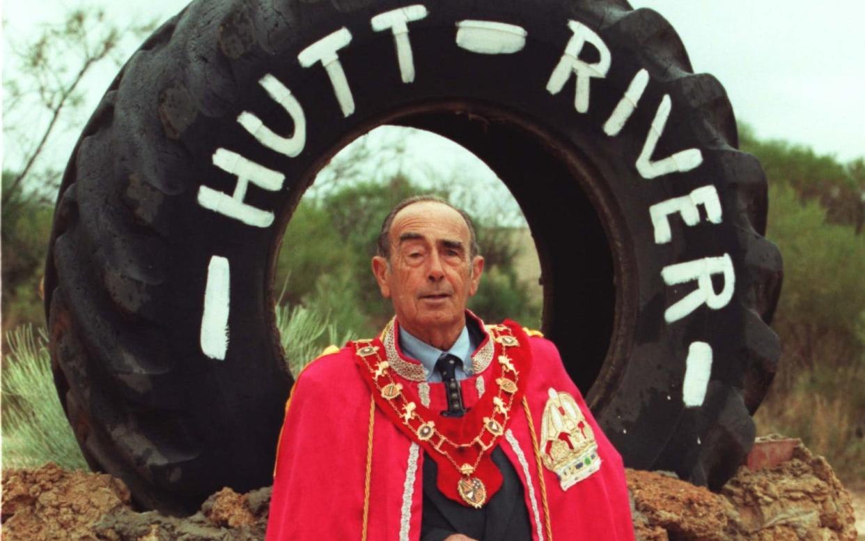 Hutt River founder, Leonard Casley - Prince Leonard - who died last year  - Telegraph