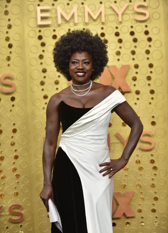 Viola Davis arrives for the 71st annual Primetime Emmy Awards held at the Microsoft Theater in downtown Los Angeles on September 22, 2019. The actor turns 58 on August 11. File Photo by Christine Chew/UPI