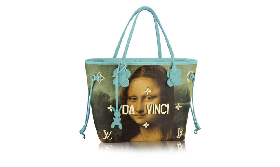 Louis Vuitton x Jeff Koons ‘Da Vinci’ Neverfull Bag