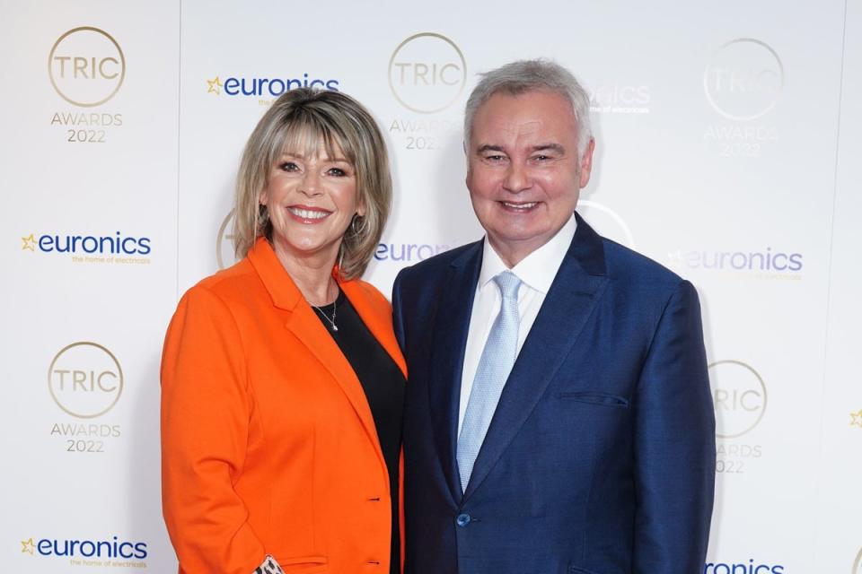 Ruth Langsford is said to have ‘blindsided’ Eamonn Holmes by issuing a statement announcing their marriage was over (PA Archive)