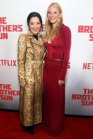 <p>Alberto Rodriguez/Variety via Getty</p> Michelle Yeoh and Gwyneth Paltrow