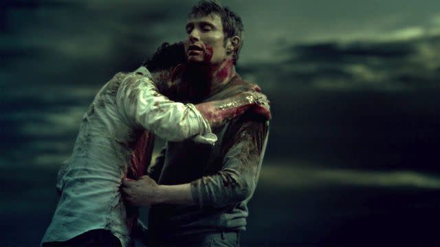 NBC Hugh Dancy and Mads Mikkelsen in the 'Hannibal' finale, 'The Wrath of the Lamb'