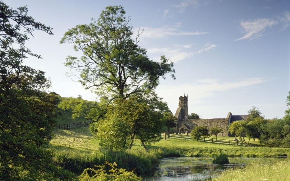 Wharram Percy today - Credit: Historic England/PA