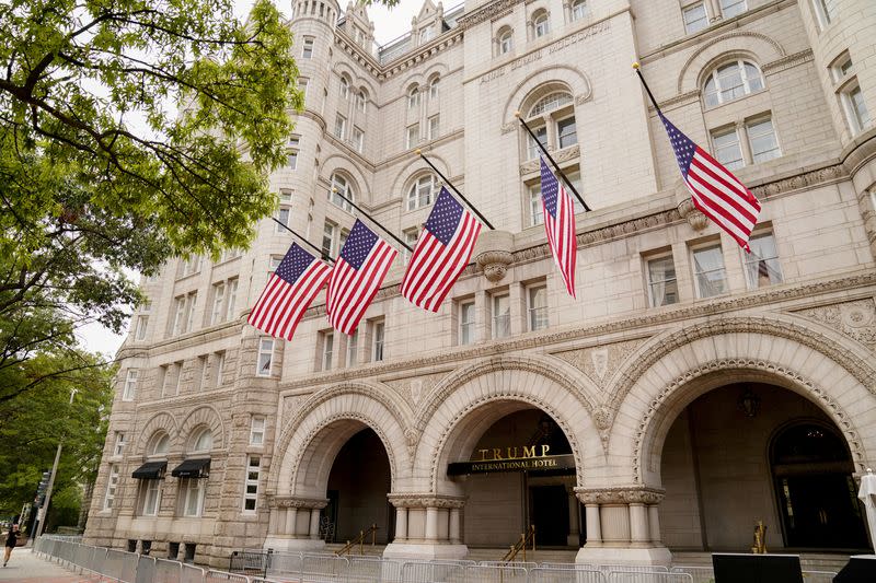 FILE PHOTO: The Trump International Hotel is seen in Washington