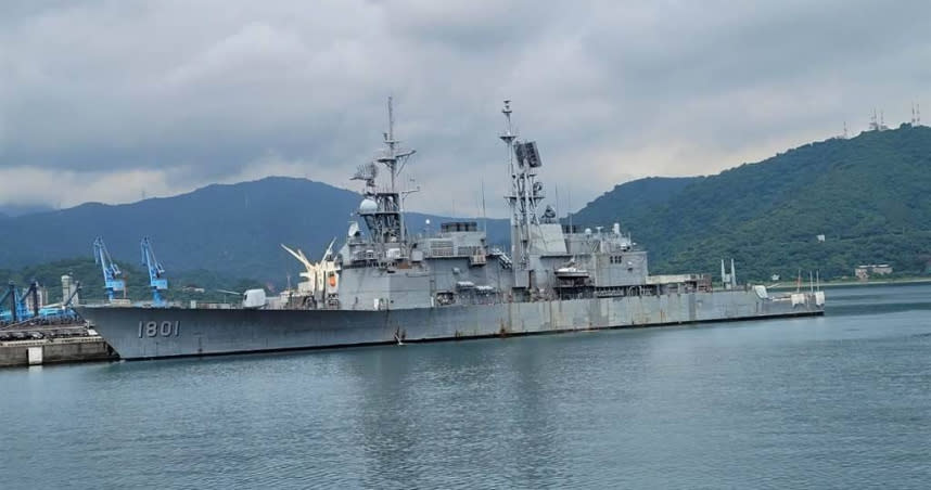 海軍基隆號艦1801。（圖／呂昭隆攝)