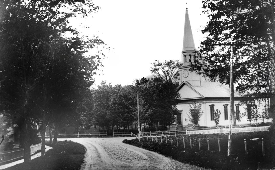 The United States was only 15 years old and George Washington had been president for only two years when, in 1791, the New Hartford Presbyterian Church was founded. Here it is in 1890. The church exists today and continues to be active.