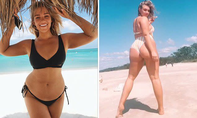 Spædbarn Luftpost enke Instagram isn't real life': 'Sports Illustrated' model Kate Wasley shares  startling post showing how easy it is to manipulate your body in photos