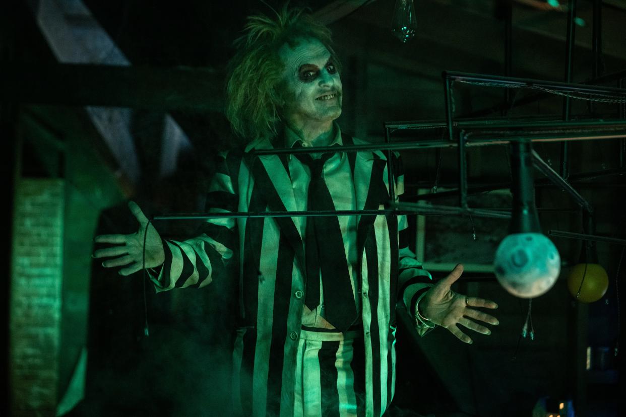 Michael Keaton reprises his role as the title mischief-maker in "Beetlejuice Beetlejuice."