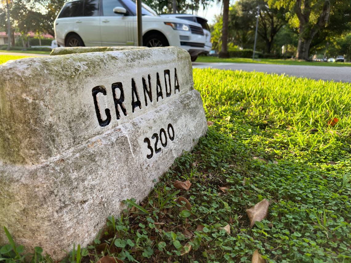 3200 Granada Boulevard in Coral Gables. This block is near the Biltmore Hotel around 7 p.m. on June 1, 2023.