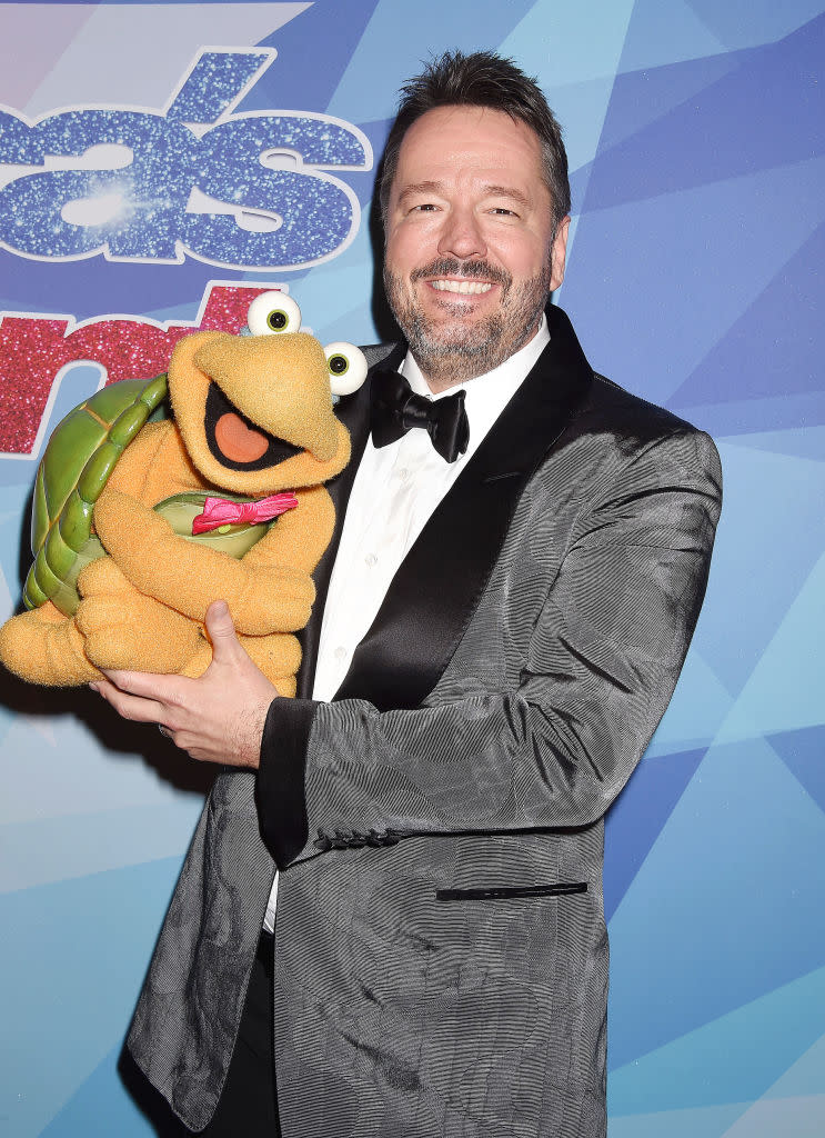 Ventriloquist Terry Fator attends NBC’s “America’s Got Talent” season finale on September 20, 2017, in Hollywood, Calif. (Photo: Jeffrey Mayer/WireImage)