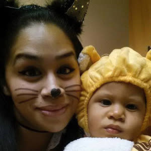 From left: Brittany Gonzales and son Jaxson
