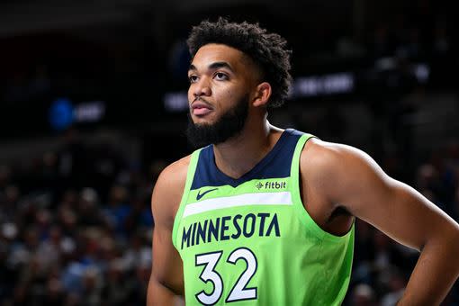 「狼王」Karl-Anthony Towns。（圖／翻攝自推特）