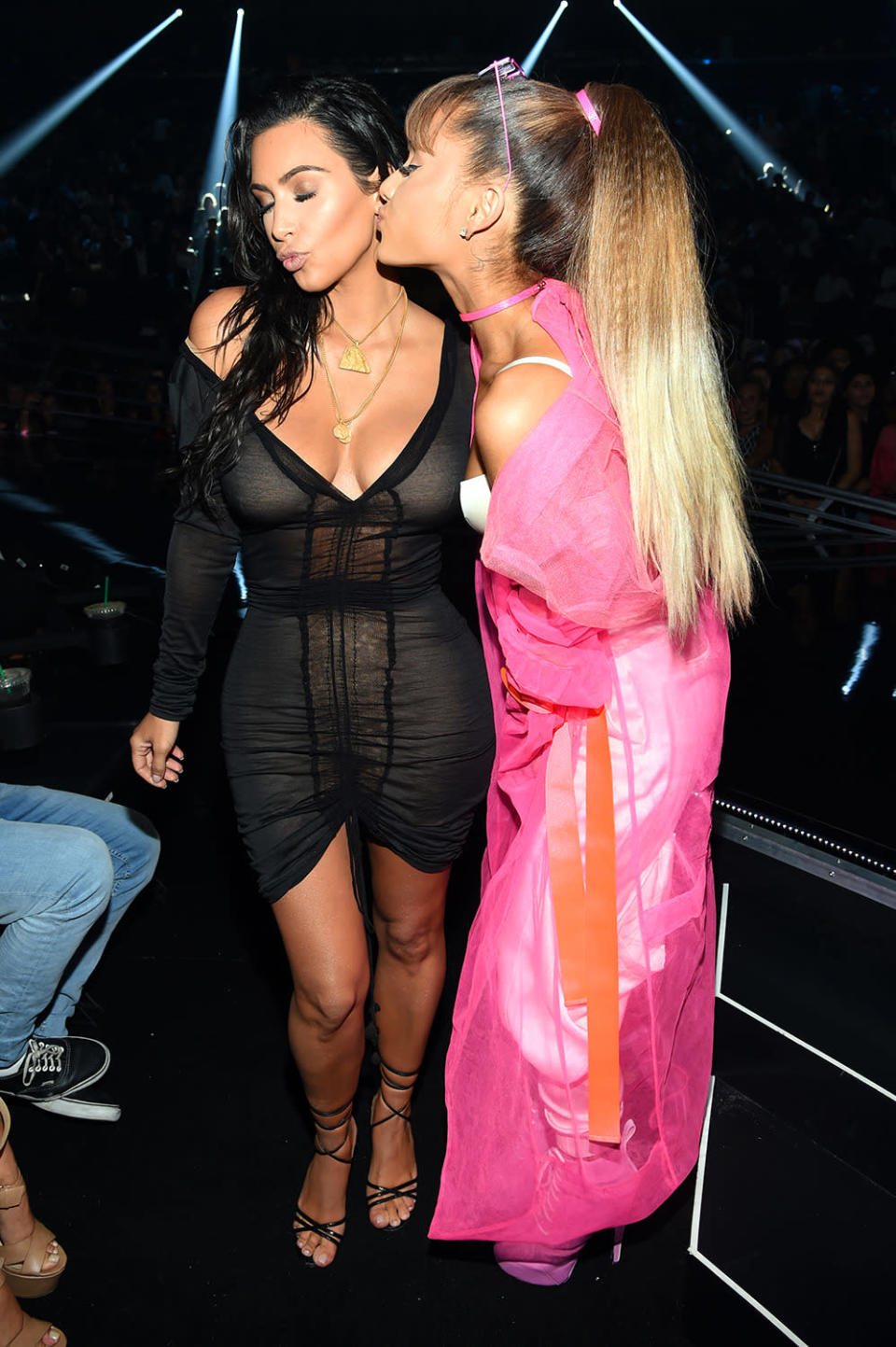 Ariana Grande and Kim Kardashian West