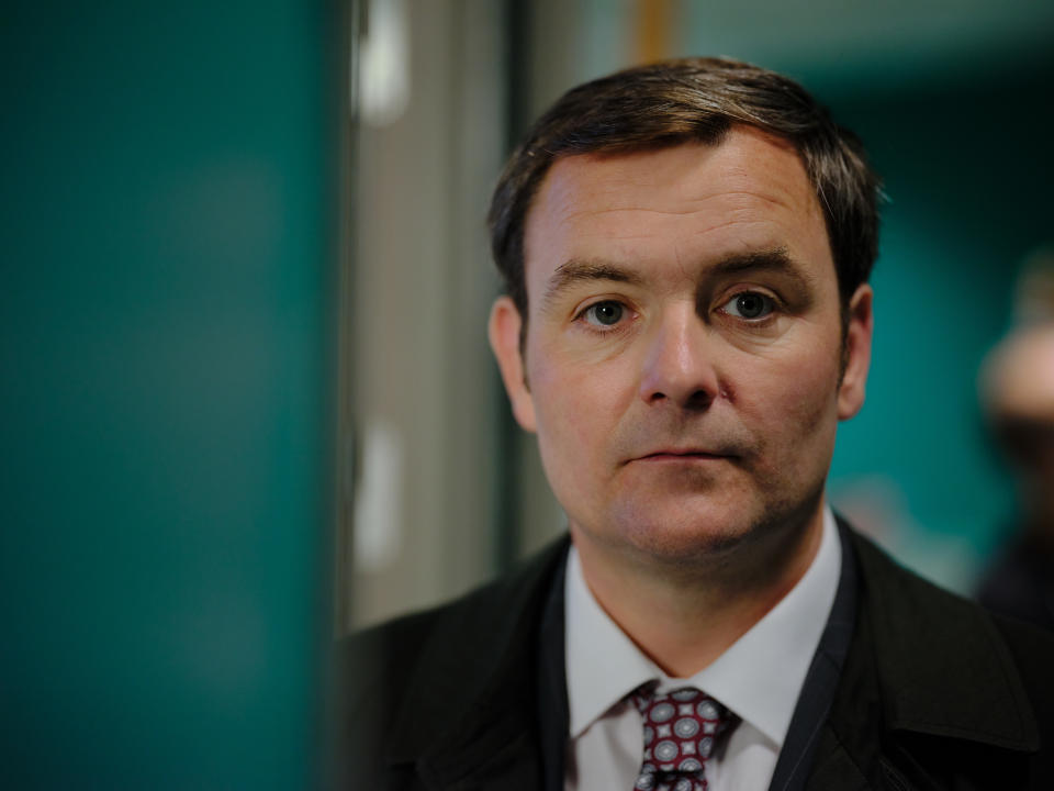  DI Brent Hyatt (Neil Maskell) in Litvinenko (ITVX)