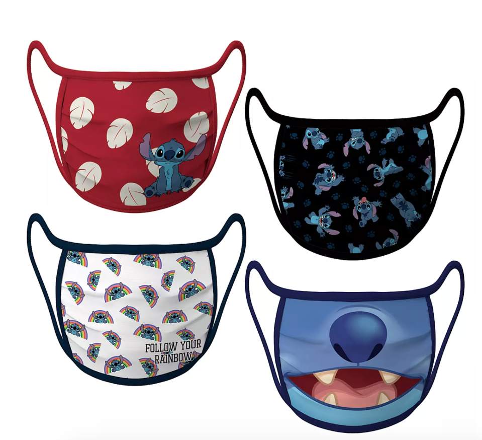 Cloth Face Masks 4-Pack – Stitch. Image via Disney.