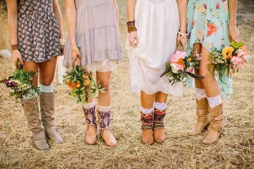 girls posing with boquets