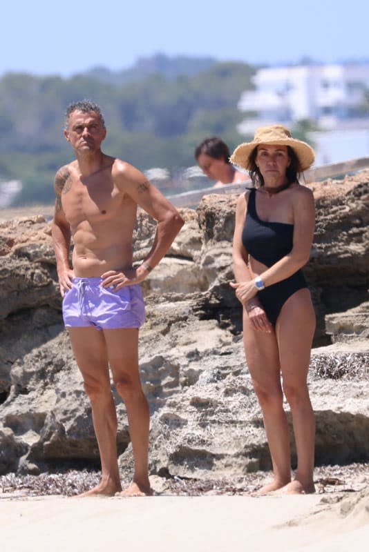 Luis Enrique y Elena Cullell de vacaciones