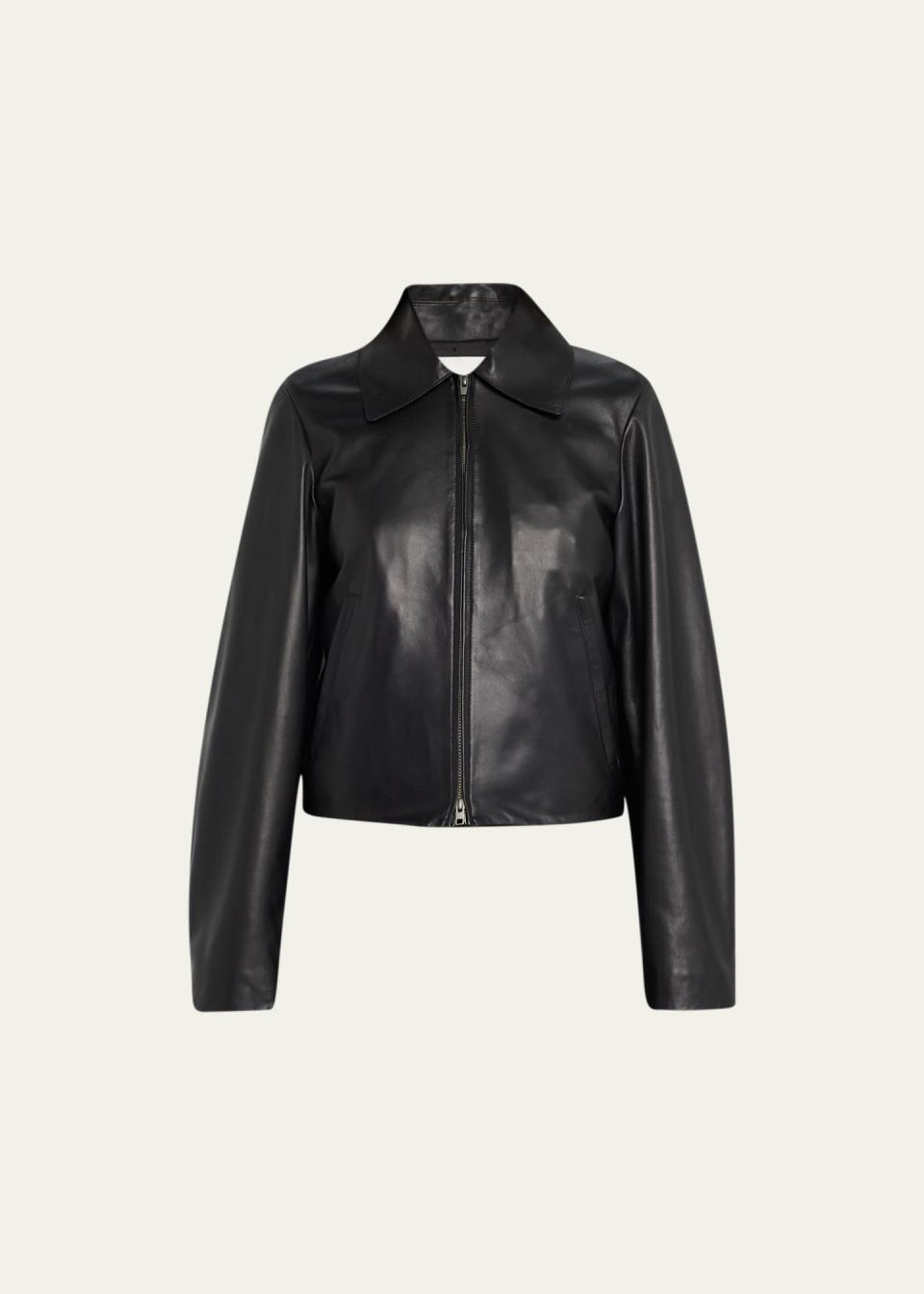 <p><a href="https://go.redirectingat.com?id=74968X1596630&url=https%3A%2F%2Fwww.bergdorfgoodman.com%2Fp%2Fvince-zip-front-leather-jacket-prod180190223&sref=https%3A%2F%2Fwww.harpersbazaar.com%2Ffashion%2Ftrends%2Fg45211408%2Fbazaar-nice-saves-september-20-2023%2F" rel="nofollow noopener" target="_blank" data-ylk="slk:Shop Now;elm:context_link;itc:0;sec:content-canvas" class="link ">Shop Now</a></p><p>Zip-Front Leather Jacket</p><p>bergdorfgoodman.com</p><p>$971.25</p><span class="copyright">Bergdorf Goodman</span>