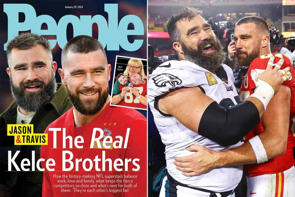 Jason and Travis Kelce cover PEOPLE 