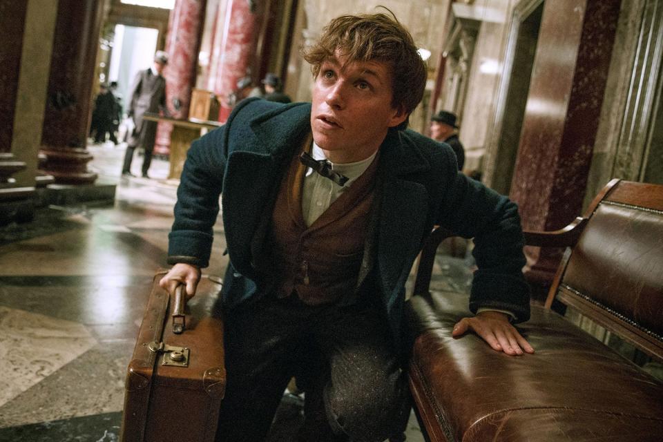 <p>Eddie Redmayne playing Newt Scamander</p>Warner Bros