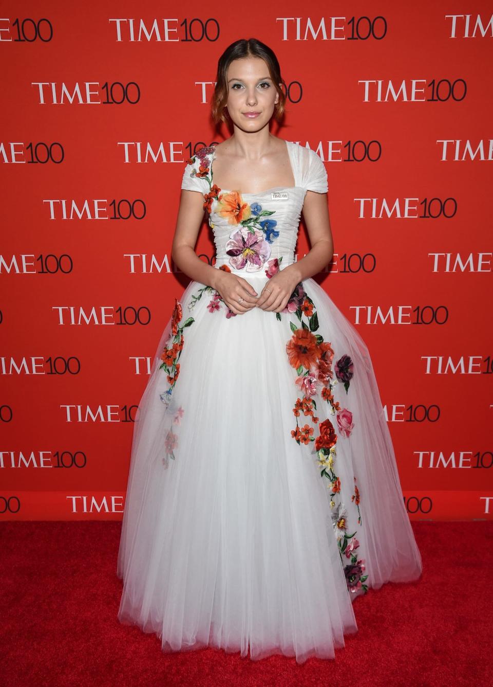 Millie Bobby Brown at the Time 100 Gala in New York City on April 24, 2018.