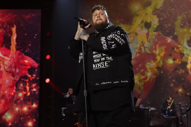 Jelly Roll performing at the 2024 MusiCares Person of the Year event. - Credit: Kevin Mazur/Getty Images