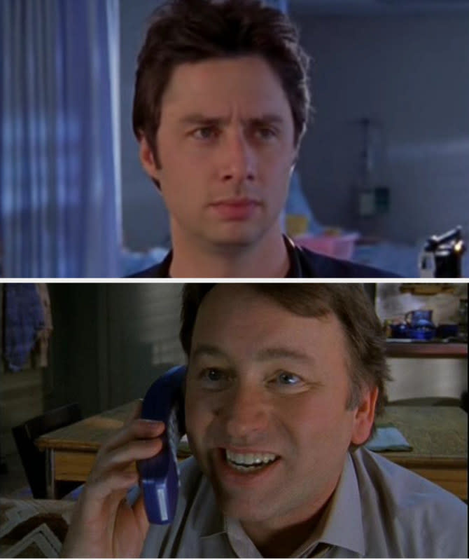 <div><p>"He and Zach Braff really honestly do look like they could be related, and the episode that paid homage to Ritter's death by having J.D.'s dad die was so good."</p><p>—<a href="https://www.buzzfeed.com/sweetcuppincakes" rel="nofollow noopener" target="_blank" data-ylk="slk:sweetcuppincakes;elm:context_link;itc:0;sec:content-canvas" class="link ">sweetcuppincakes</a></p></div><span> ABC</span>