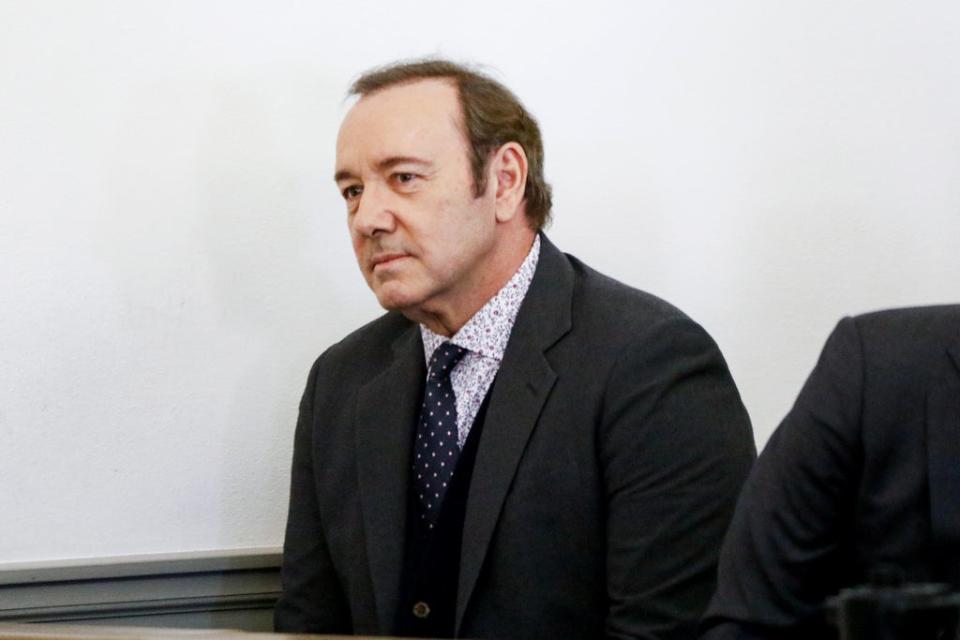 Kevin Spacey in Nantucket District Court on 7 January 2019 in Nantucket, Massachusetts. (Nicole Harnishfeger-Pool/Getty Images)