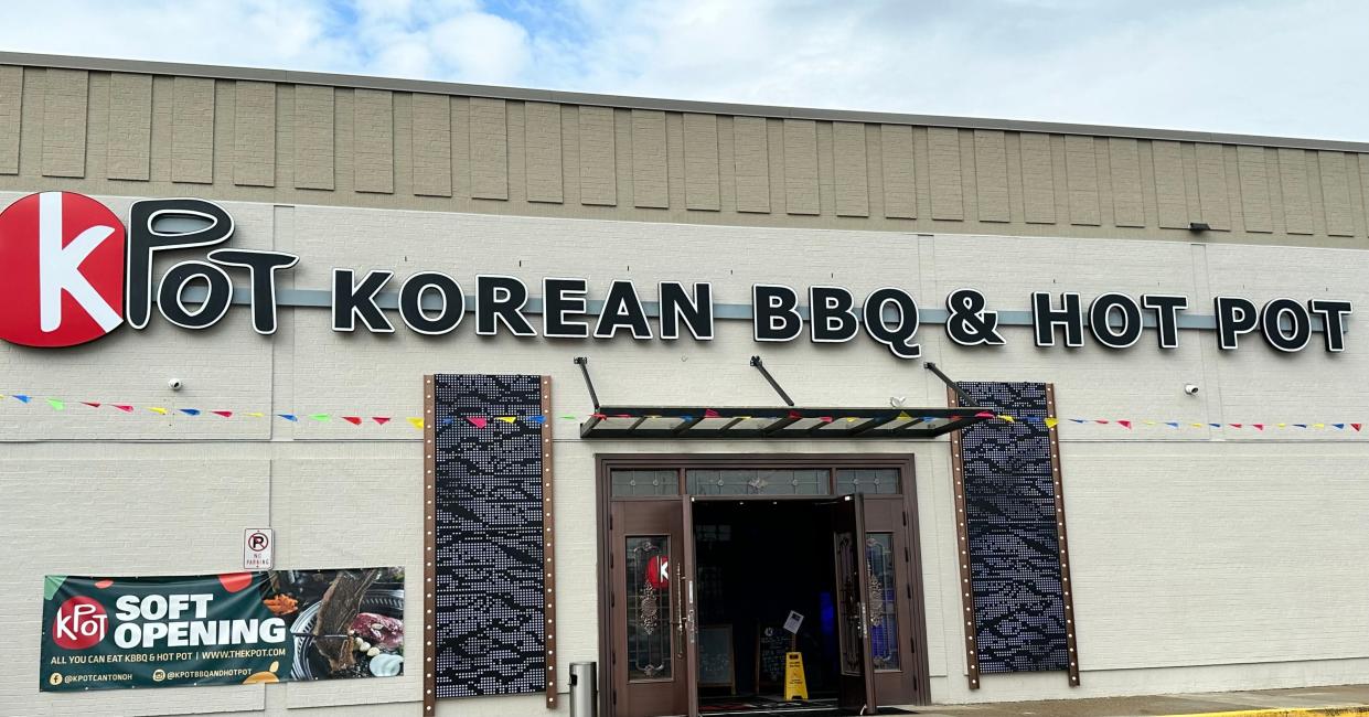 KPOT Korean BBQ & Hot Pot occupies the former Sears Automotive Center on Belden Village Street in Jackson Township.